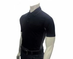Smitty Umpire Smitty V2 Major League Replica Umpire Shirt - Black With Charcoal Grey