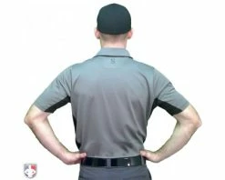 Smitty Umpire Smitty V2 Major League Replica Umpire Shirt - Charcoal Grey With Black 10 Smitty Umpire Smitty V2 Major League Replica Umpire Shirt - Charcoal Grey With Black -Baseball Gear Sales S314 CH Smitty V2 Major League Replica Umpire Shirt Charcoal Grey with Black Worn Back