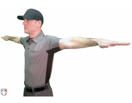 Smitty Umpire Smitty V2 Major League Replica Umpire Shirt - Charcoal Grey With Black 5 Smitty Umpire Smitty V2 Major League Replica Umpire Shirt - Charcoal Grey With Black - Image 5