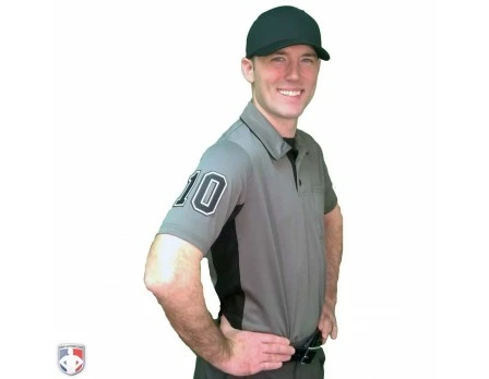Smitty Umpire Smitty V2 Major League Replica Umpire Shirt - Charcoal Grey With Black 7 Smitty Umpire Smitty V2 Major League Replica Umpire Shirt - Charcoal Grey With Black - Image 7