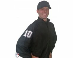 Smitty Umpire Smitty Major League Replica Convertible Umpire Jacket - Black -Baseball Gear Sales S326 BK with N4 SUB WBW