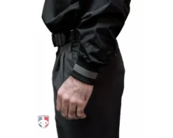 Smitty Umpire Smitty Major League Replica Convertible Umpire Jacket - Black With Charcoal Grey -Baseball Gear Sales S340 Smitty Major League Replica Convertible Umpire Jacket Black with Charcoal Grey cuffs