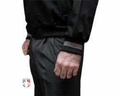 Smitty Umpire Smitty Major League Replica Thermal Umpire Jacket - Black With Charcoal Grey -Baseball Gear Sales S341 Smitty Major League Replica Thermal Umpire Jacket Black with Charcoal Grey Cuff