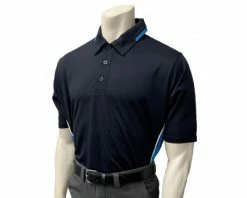 Smitty Umpire Smitty NCAA Softball Short Sleeve Body Flex Men's Umpire Shirt - Midnight Navy -Baseball Gear Sales S345 MB Smitty NCAA Softball Short Sleeve Body Flex Mens Umpire Shirt Midnight Blue