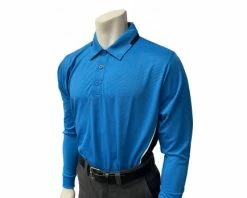 Smitty Umpire Smitty NCAA Softball Long Sleeve Body Flex Men's Umpire Shirt - Bright Blue -Baseball Gear Sales S347 BB Smitty NCAA Softball Long Sleeve Body Flex Mens Umpire Shirt Bright Blue