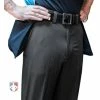 Smitty Umpire Smitty Performance Poly Spandex Charcoal Grey Flat Front Umpire Plate Pants With Expander Waistband