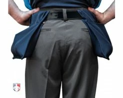 Smitty Umpire Smitty Performance Poly Spandex Charcoal Grey Flat Front Plate Umpire Pants -Baseball Gear Sales S355 Smitty Performance Poly Spandex Charcoal Grey Flat Front Umpire Plate Pants back 3