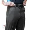 Smitty Umpire Smitty Performance Poly Spandex Charcoal Grey Flat Front Combo Umpire Pants