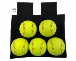 Smitty Umpire Smitty Oversized Softball Umpire Ball Bag -Baseball Gear Sales S363 BK Smitty Deluxe Softball Umpire Ball Bag With Balls 0.5x