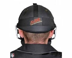 ALL-STAR Umpire Gear All-Star Cobalt Umpire Skull Cap -Baseball Gear Sales SC900UMP All Star Cobalt Umpire Skull Cap Worn Back View with Mask