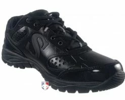 Smitty Umpire Smitty All-Black Umpire / Referee Field Shoes 12 Smitty Umpire Smitty All-Black Umpire / Referee Field Shoes -Baseball Gear Sales SM FIELD Smitty Field Umpire Referee Shoes Front Angled Inside View 1