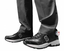 Smitty Umpire Smitty V2 Black & White Umpire / Referee Field Shoes -Baseball Gear Sales SM FIELDv2 Smitty V2 Black White Umpire Referee Field Shoes worn umpire