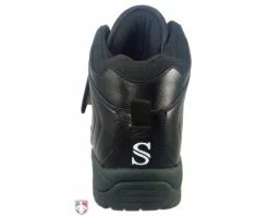 Smitty Umpire Smitty All-Black Mid-Cut Umpire Plate Shoes -Baseball Gear Sales SM PLATE Back
