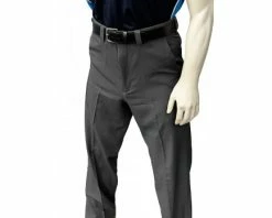Smitty Umpire Smitty Performance Poly Spandex Charcoal Grey Flat Front Plate Umpire Pants -Baseball Gear Sales Smitty Performance Poly Spandex Charcoal Grey Flat Front Umpire Pants 4