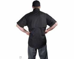 Smitty Umpire Smitty Major League Replica Convertible Umpire Jacket - Black -Baseball Gear Sales Smitty convert back short