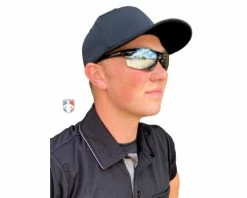 Tifosi Optics Tifosi Track Sunglasses - Gloss Black / Smoke -Baseball Gear Sales TIF TRACK GB Tifosi Track Sunglasses Gloss Black Smoke umpire side