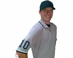 4" Black On White On Black Precision-Cut Number -Baseball Gear Sales U126 GY with N4 SUB BWB