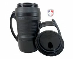 Under Armour Playmaker Half-Gallon Water Bottle -Baseball Gear Sales UA SIDELINE BK Under Armour Playmaker Half Gallon Water Bottle lid off black