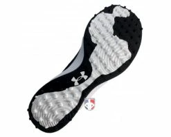 Under Armour Yard Turf Black & White Field Shoes 13 Under Armour Yard Turf Black & White Field Shoes -Baseball Gear Sales UA YT Under Armour Yard Turf Black White Field Shoes Charged Bottom wm 1