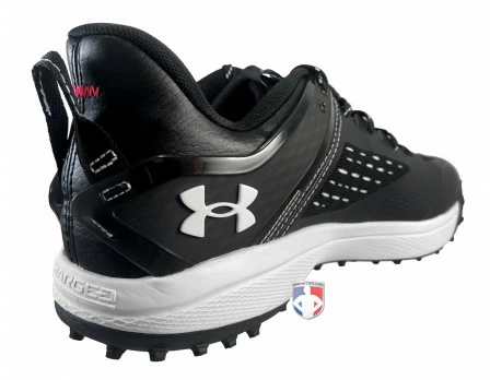 Under Armour Yard Turf Black & White Field Shoes 4 Under Armour Yard Turf Black & White Field Shoes - Image 4