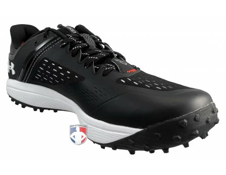 Under Armour Yard Turf Black & White Field Shoes 5 Under Armour Yard Turf Black & White Field Shoes - Image 5