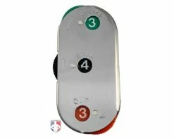 ALL-STAR Umpire Gear All-Star 3-Dial Steel Umpire Indicator - 4/3/3 Count