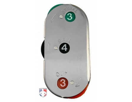 ALL-STAR Umpire Gear All-Star 3-Dial Steel Umpire Indicator - 4/3/3 Count 1 ALL-STAR Umpire Gear All-Star 3-Dial Steel Umpire Indicator - 4/3/3 Count