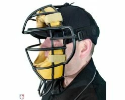 Unequal Technologies Unequal Uncap Protective FlexShell -Baseball Gear Sales UE UNCAP Unequal Uncap Baseball Worn View with Mask