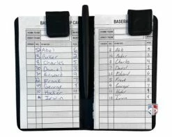 UMPLIFE XL Magnetic “Book” Style 6.5” Umpire Lineup Card Holder -Baseball Gear Sales ULF OSB Pro Grade Magnetic Book Style 6.5 Umpire Lineup Card Holder Game Card Referee Wallet lineup cards wm