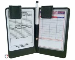 UMPLIFE Pro Grade Magnetic "Book" Style 6" Umpire Lineup Card Holder / Game Card Referee Wallet -Baseball Gear Sales ULF PRO with Baseball Cards 2 2