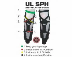 UMPLIFE Flex Umpire Shin Guard Harness -Baseball Gear Sales ULF Shin Guard Strap instructions