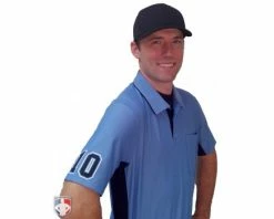 3" Black On Light Blue On White Precision-Cut Number -Baseball Gear Sales UM03 CB BK with N3 SUB BPBW