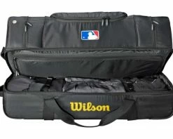 Wilson Umpire Gear Wilson V2 MLB 36" Umpire Equipment Bag On Wheels 9 Wilson Umpire Gear Wilson V2 MLB 36" Umpire Equipment Bag On Wheels -Baseball Gear Sales WTA9780BL Wilson Umpire Bag BL Interior Bottom Pocket
