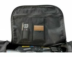 Wilson Umpire Gear Wilson V2 MLB 36" Umpire Equipment Bag On Wheels 10 Wilson Umpire Gear Wilson V2 MLB 36" Umpire Equipment Bag On Wheels -Baseball Gear Sales WTA9780BL Wilson Umpire Bag BL Interior Flap Pocket