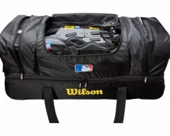 Wilson Umpire Gear Wilson V2 MLB 36" Umpire Equipment Bag On Wheels 8 Wilson Umpire Gear Wilson V2 MLB 36" Umpire Equipment Bag On Wheels -Baseball Gear Sales WTA9780BL Wilson Umpire Bag BL Interior Main Pocket
