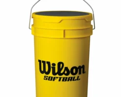 Wilson Softball Ball Bucket W/ Padded Lid