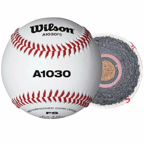 A1030 Wilson Flat Seam Baseballs (Dozen) 1 A1030 Wilson Flat Seam Baseballs (Dozen)