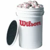Wilson Ball Bucket With Padded Lid