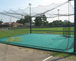 Square Batting Cage Net 12′ H X 50′ W X 50′ L (#36)