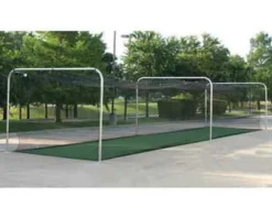 Pro Batting Cage Frame – Surface Mount 3 Section