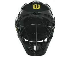 Wilson Umpire Gear Wilson MLB Pro Stock Steel Umpire Helmet 8 Wilson Umpire Gear Wilson MLB Pro Stock Steel Umpire Helmet -Baseball Gear Sales wta5801bl pro stock umpire helmet steel bl ye front