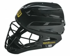 Wilson Umpire Gear Wilson MLB Pro Stock Steel Umpire Helmet 9 Wilson Umpire Gear Wilson MLB Pro Stock Steel Umpire Helmet -Baseball Gear Sales wta5801bl pro stock umpire helmet steel bl ye vents